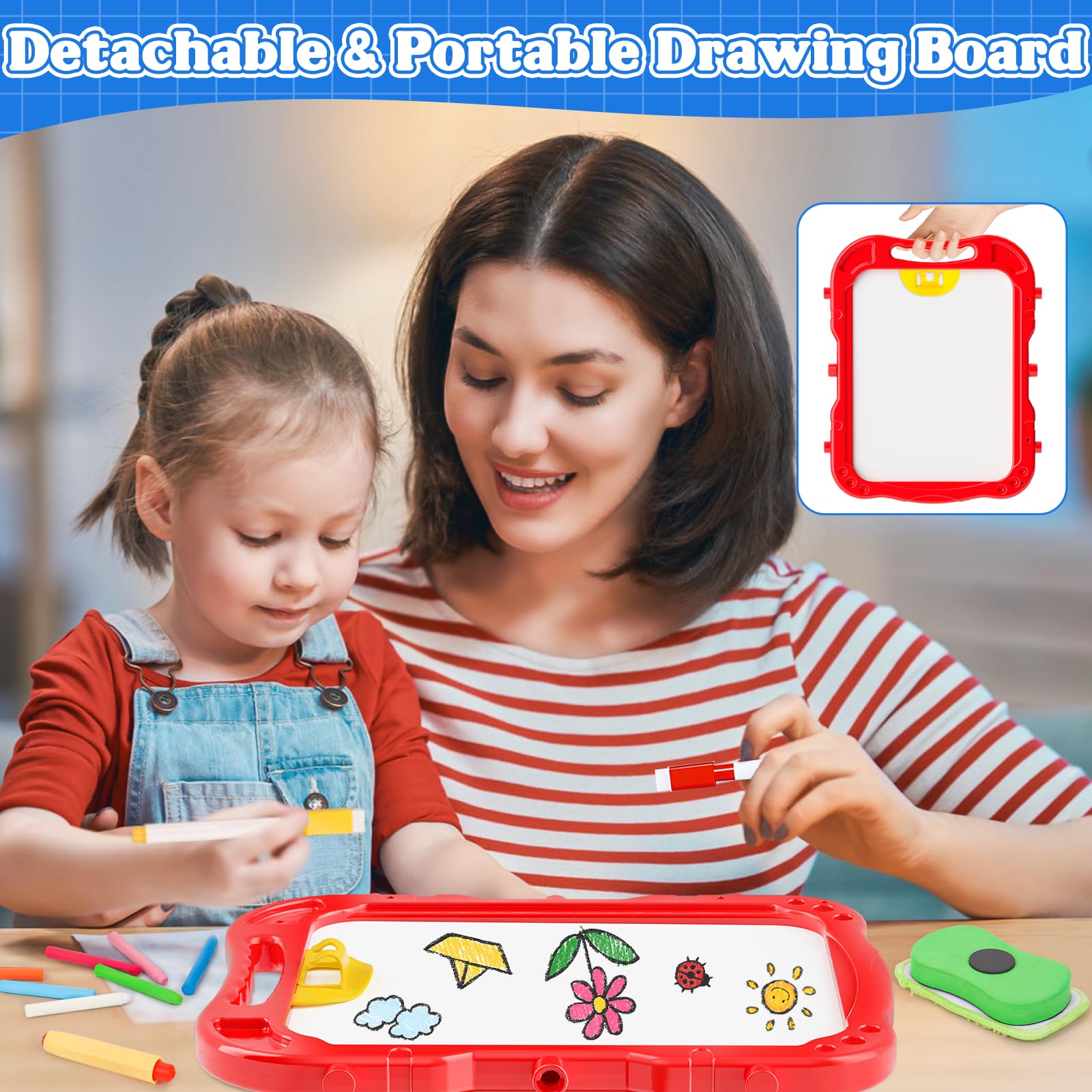 Weudear ideal gift toddler easel inspires creativity during playtime.