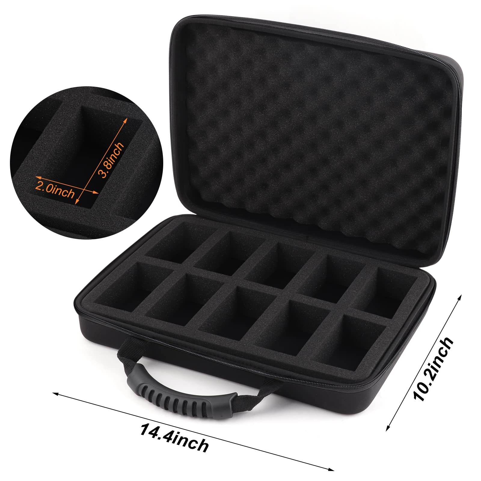 Wevbsiy removable bottom sponge adds flexible spacing.