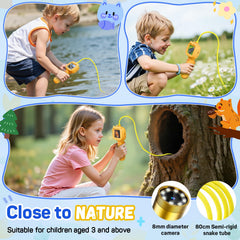 WEWAHIVER Endoscope IPX7 waterproof lens captures underwater life clearly.