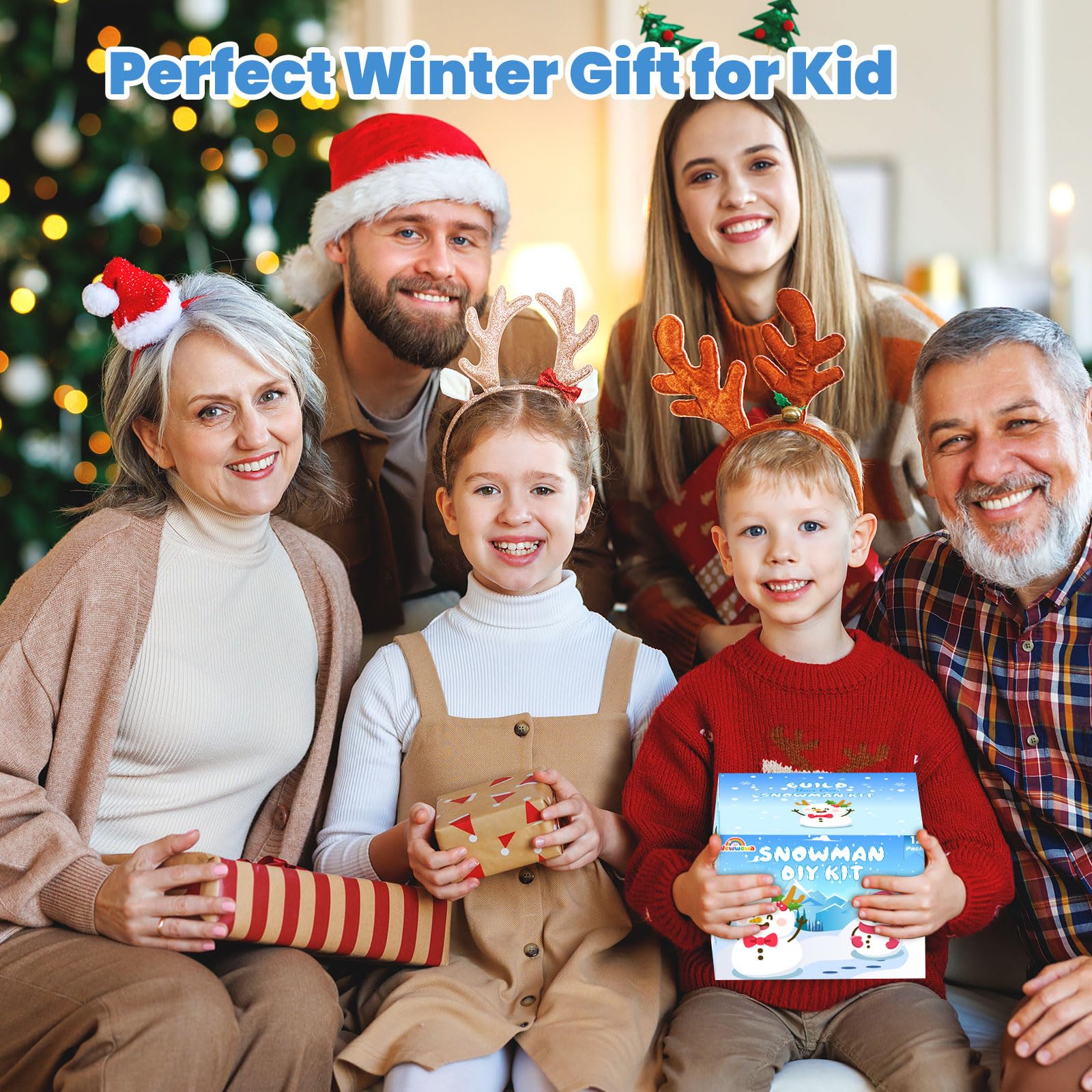 Wewwewa Snowman Kit air-dry time of 24 hours for keepsakes