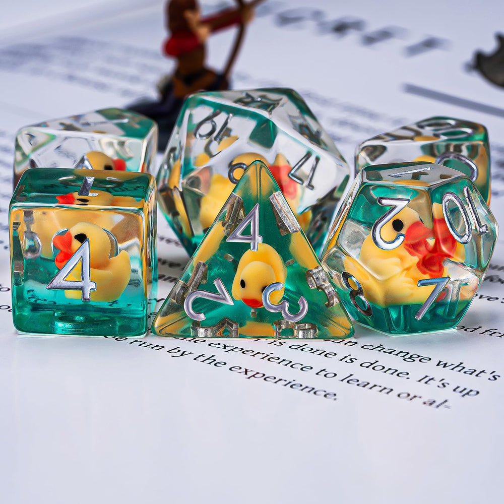 Weyano Resin D&D D20 and D100 dice support versatile rolls.