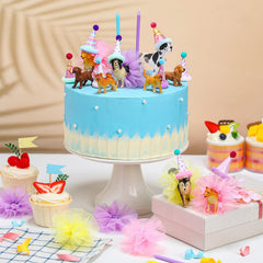 Weysat mini skirt cake toppers for cupcake accents