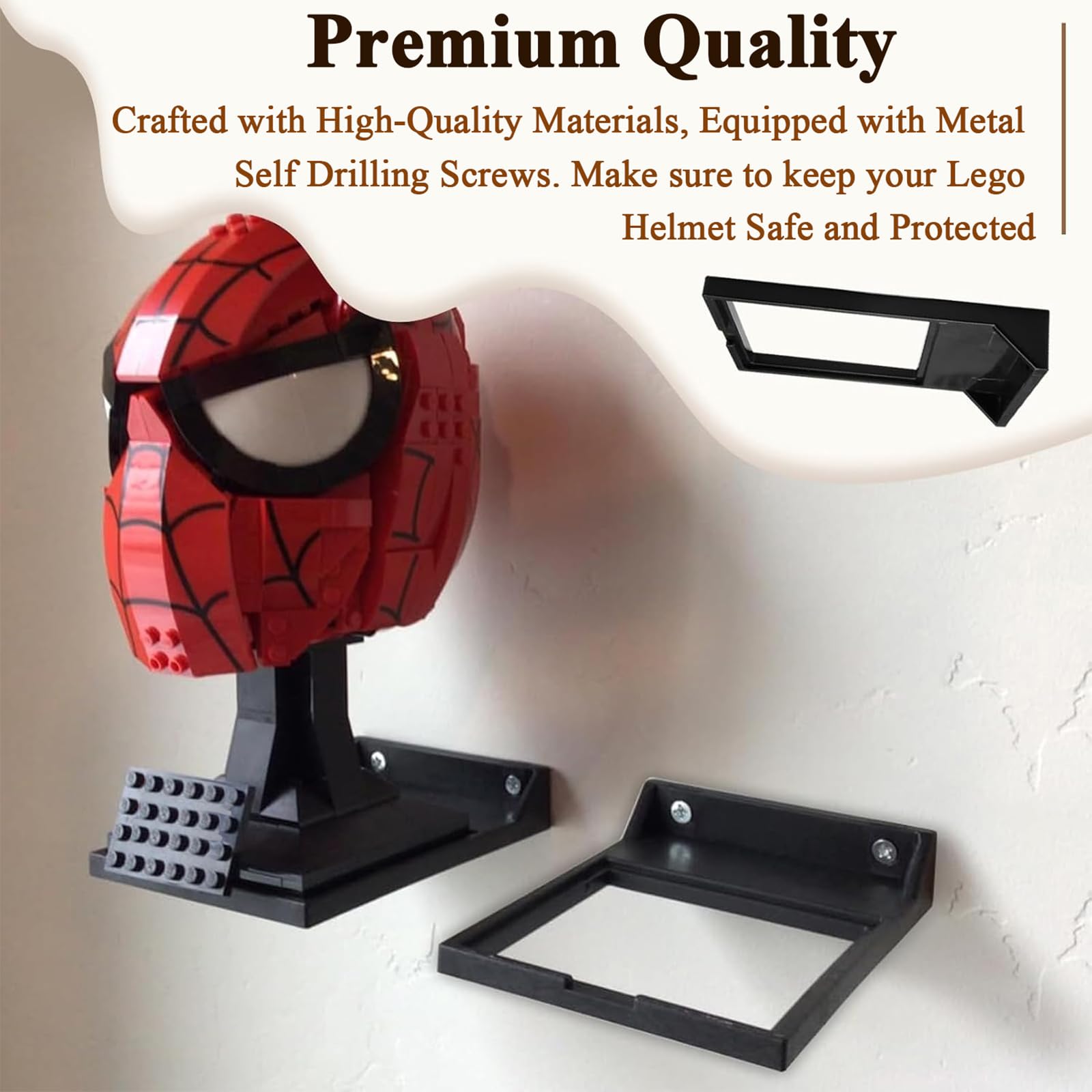 WFCYX Batman Cowl helmet display bracket keeps collection organized and accessible