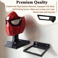 WFCYX Batman Cowl helmet display bracket keeps collection organized and accessible
