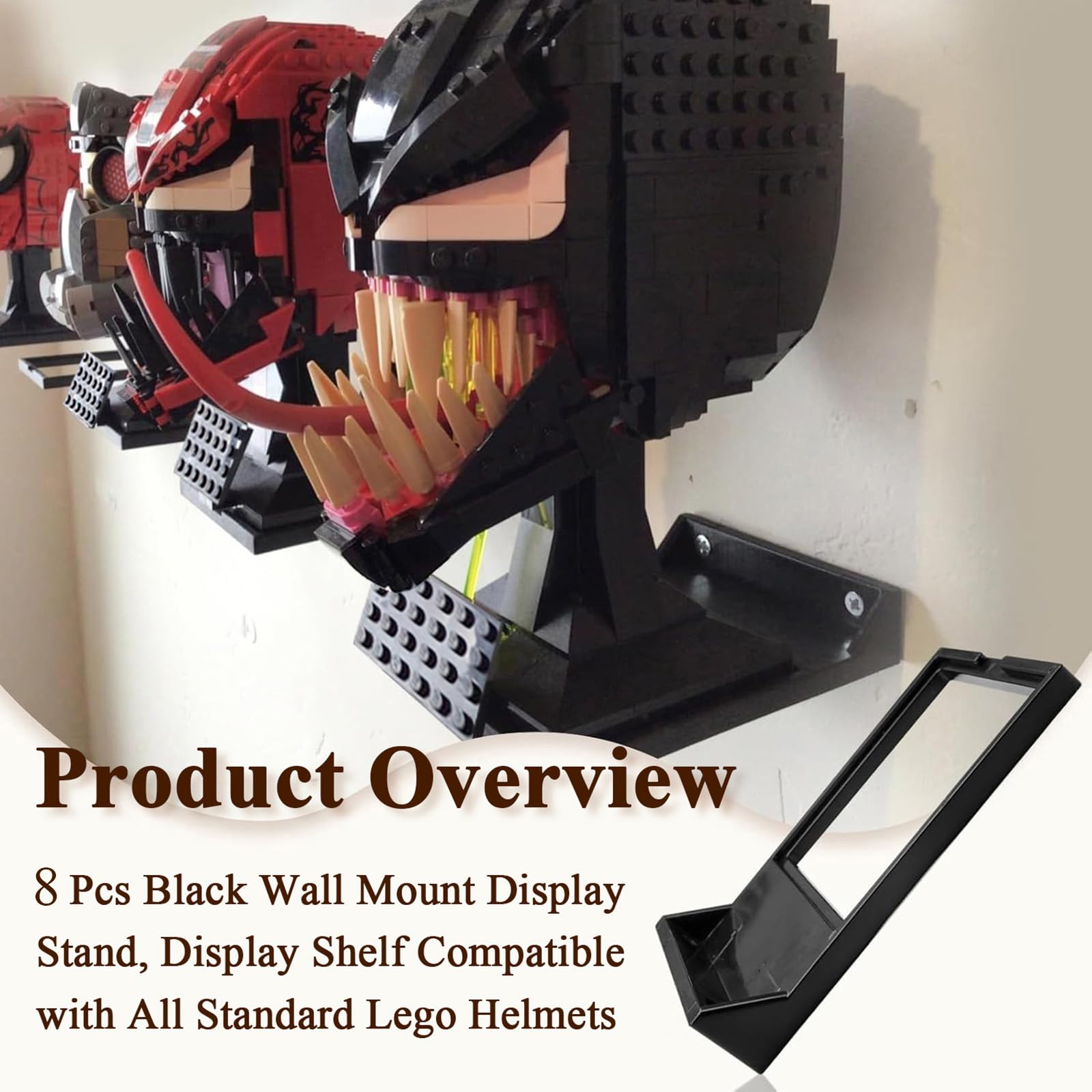 WFCYX Lego helmet display bracket for Boba Fett shows your collection