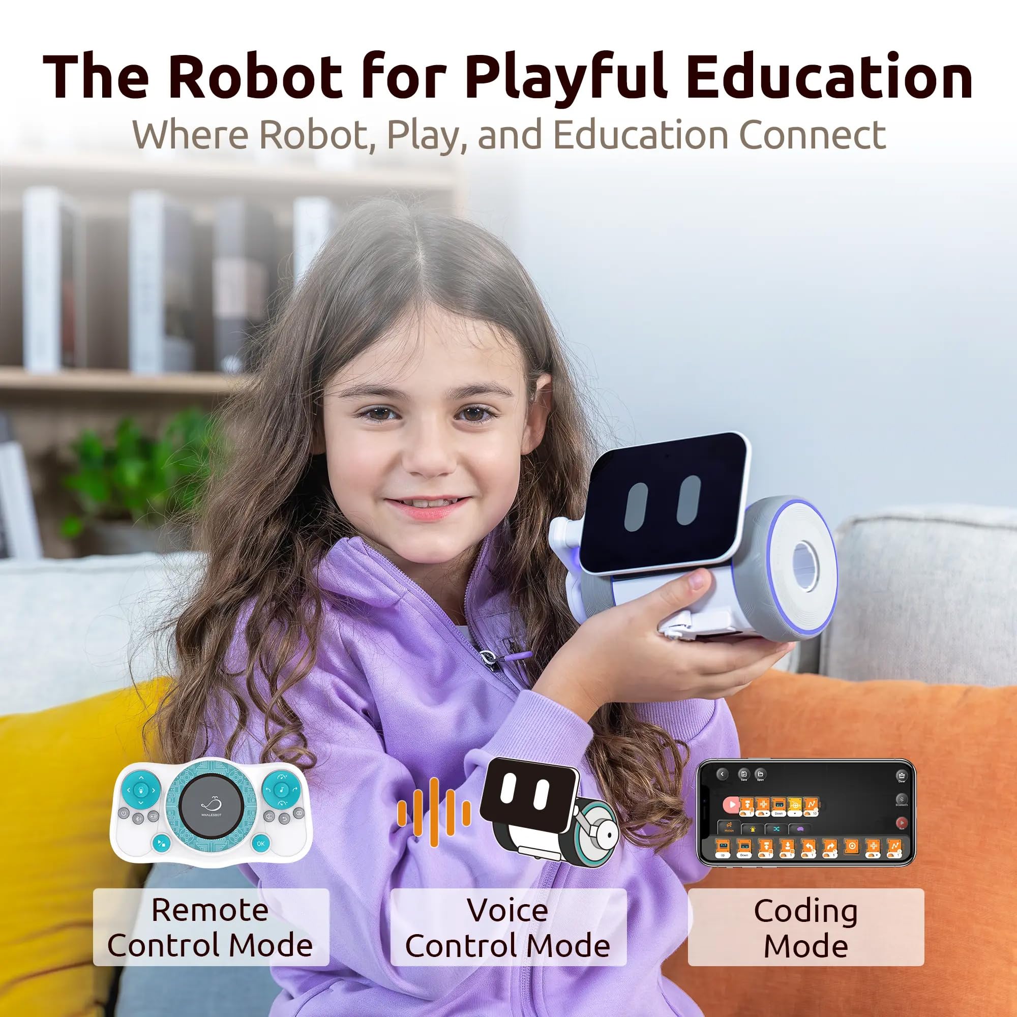 Pubbo Air HD screen displays cheerful emojis during engaging learning play