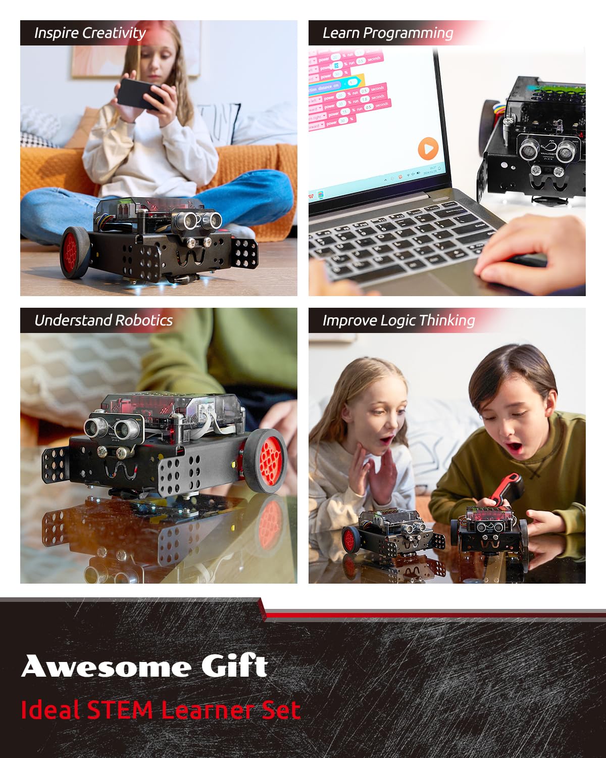 WhalesBot Rocky app with 3D guides supports beginner coding