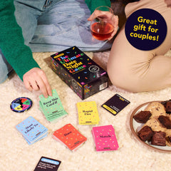 WHAT DO YOU MEME? Box contents show 200 cards and a spinner for variety.