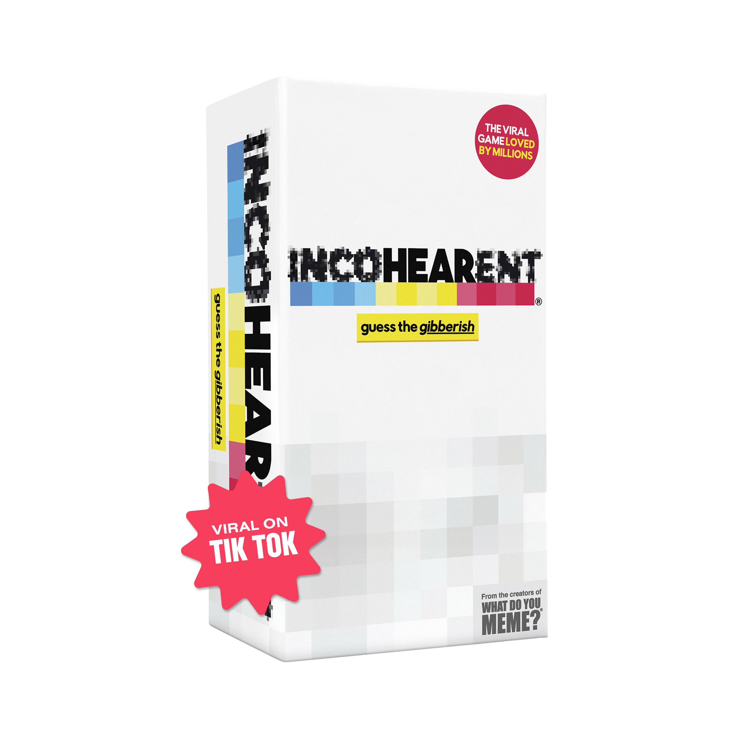 WHAT DO YOU MEME Incohearent Edition 2 card deck for laugh-filled gatherings