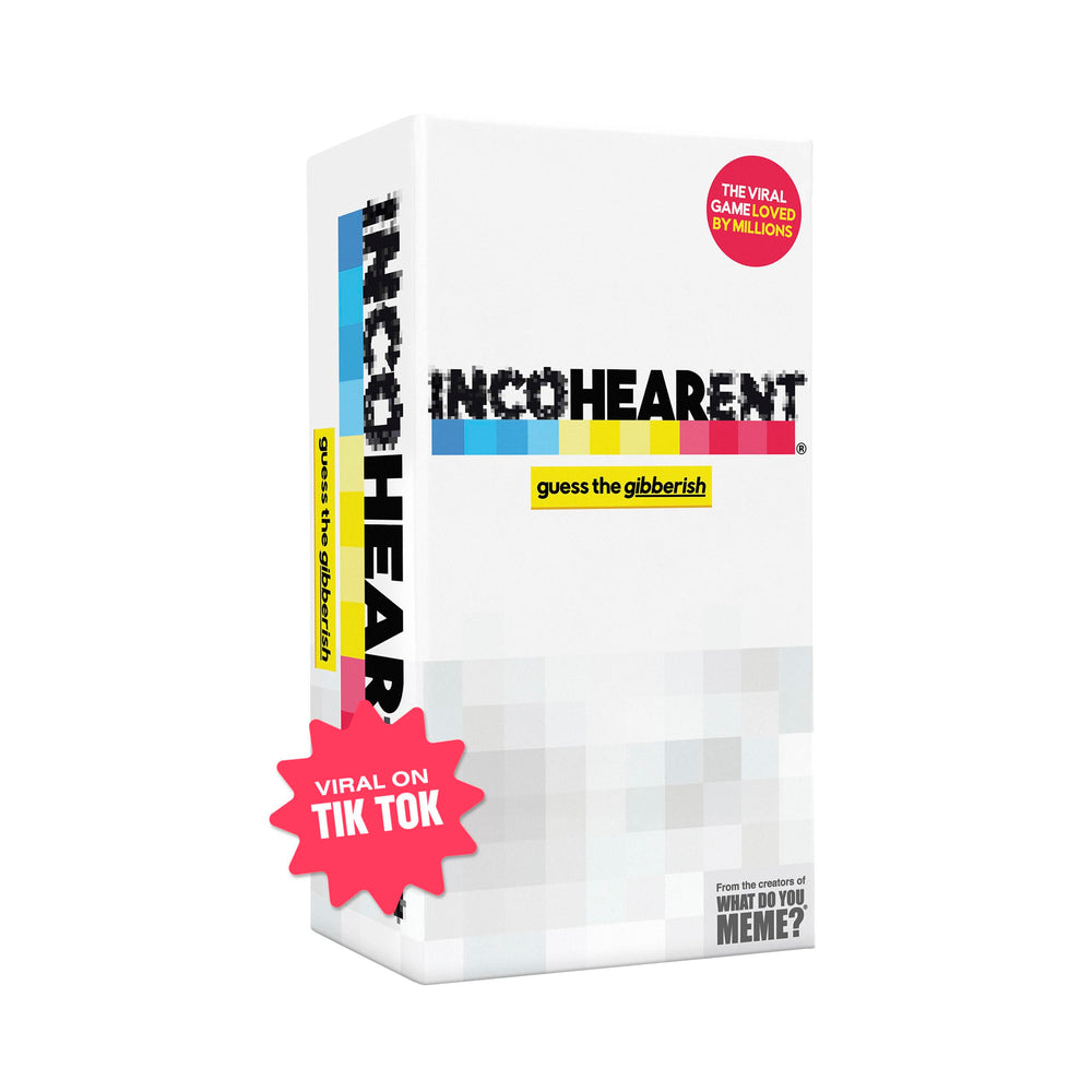 WHAT DO YOU MEME Incohearent Edition 2 card deck for laugh-filled gatherings