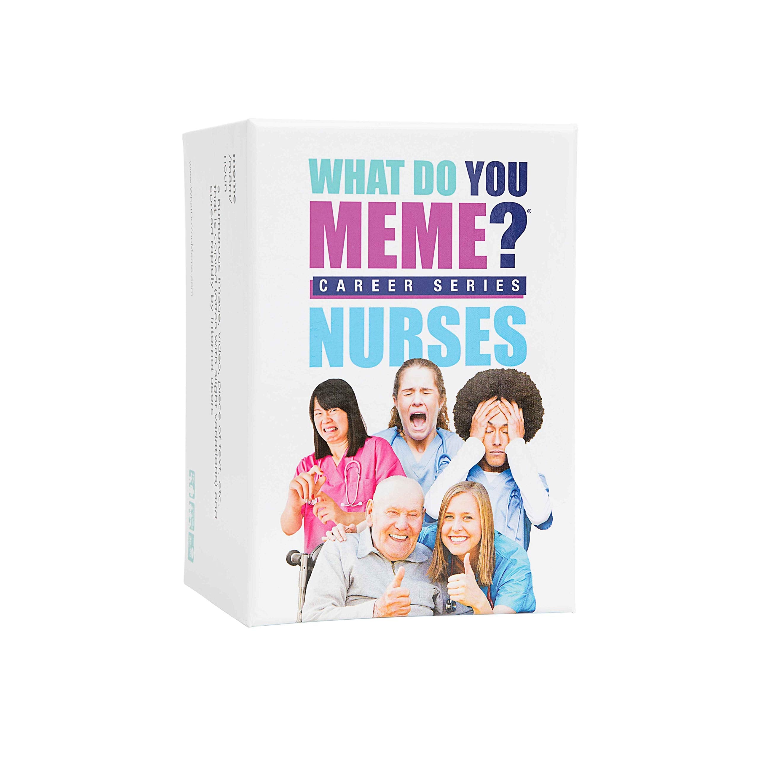 WHAT DO YOU MEME? Nurses Edition game cover with vibrant nursing memes for lively party nights