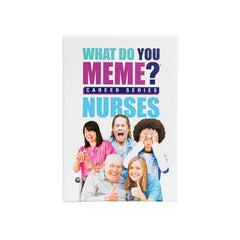 WHAT DO YOU MEME? Nurses Edition nurse-theme art enhances the game experience