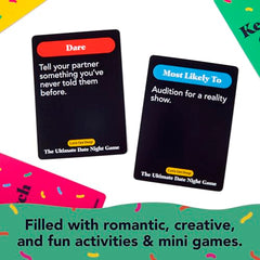 WHAT DO YOU MEME? Spinner prompts playful challenges for spontaneous date ideas.