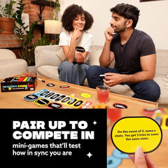 WHAT DO YOU MEME? Ultimate 2 Player Game cards in action, sparking witty prompts and laughs.