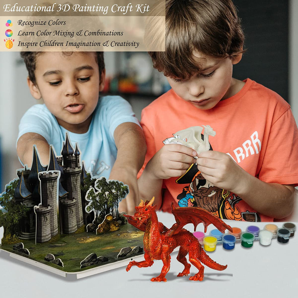 Whatstem washable paints and brushes keep kids mess-free while creating.