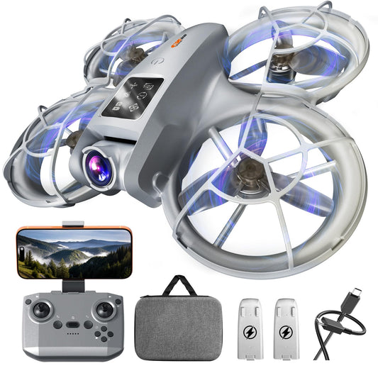Wheat Run drone with camera front view for easy beginner setup and stable flight.