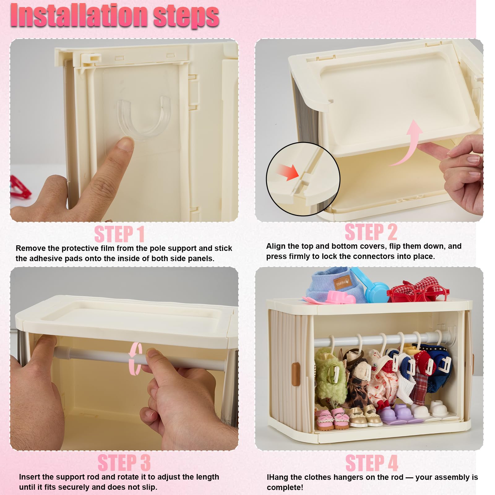 WhelvePoo versatile storage for hair accessories and tiny collectibles