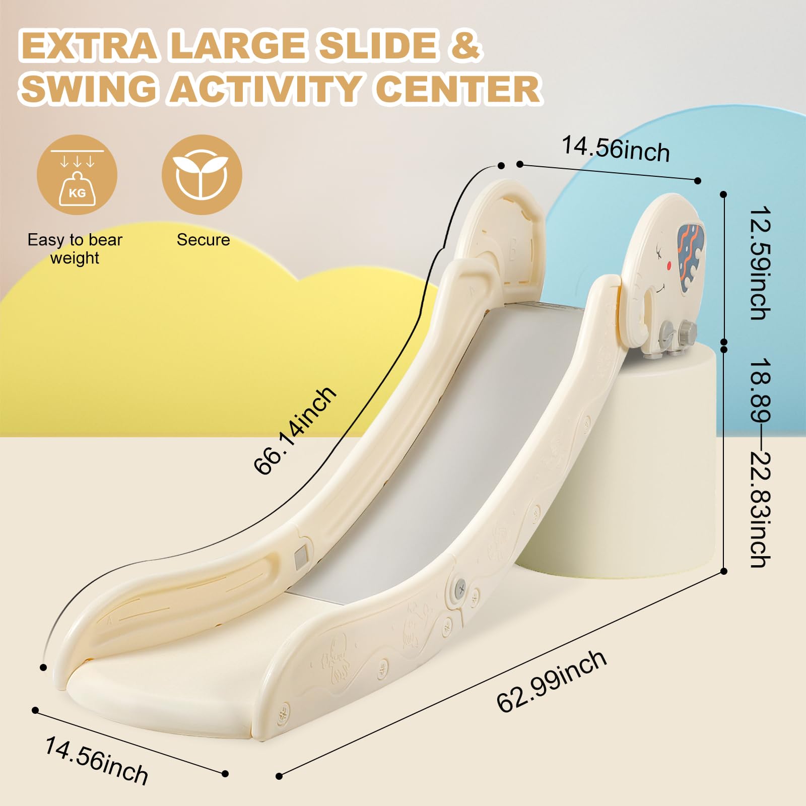 WHHKXY elephant handrail grip for easy climbing.