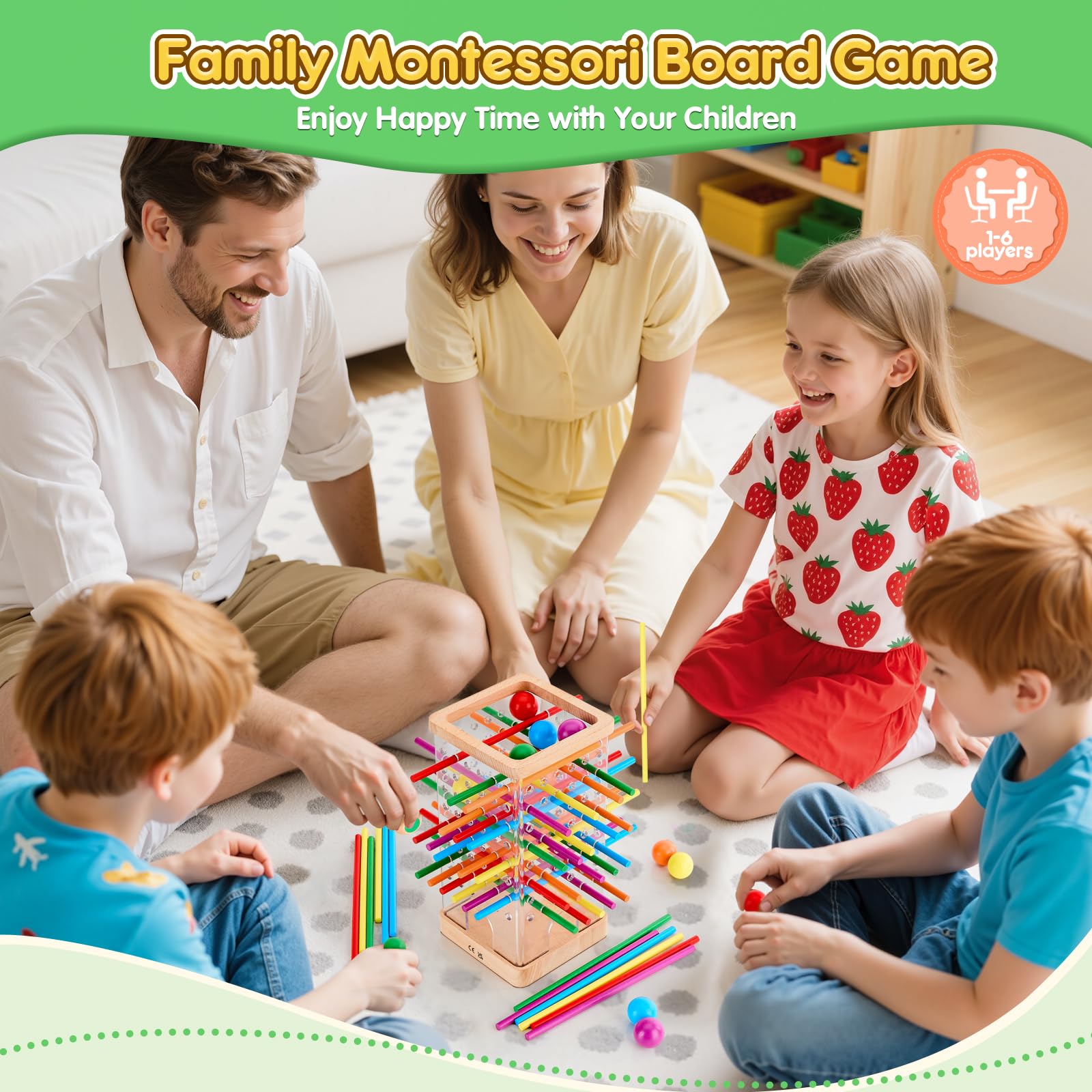 WhimsiPlay durable non-toxic wood with smooth edges