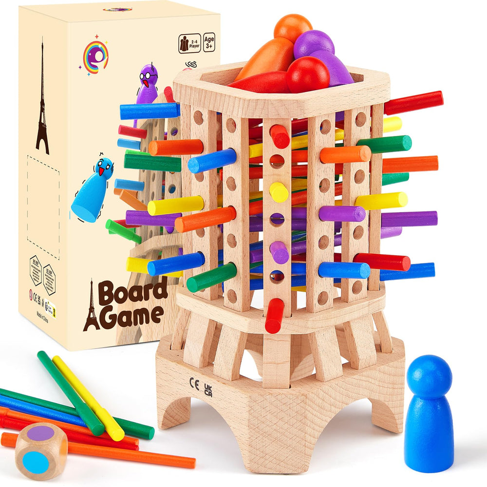 WhimsiPlay stable design board emphasizes durable wooden construction.