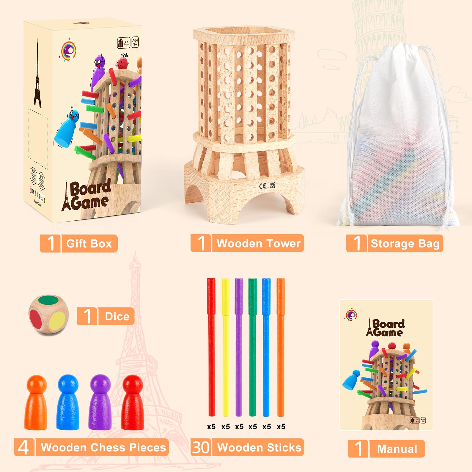 WhimsiPlay travel-friendly set ideal for screen-free play on the go.