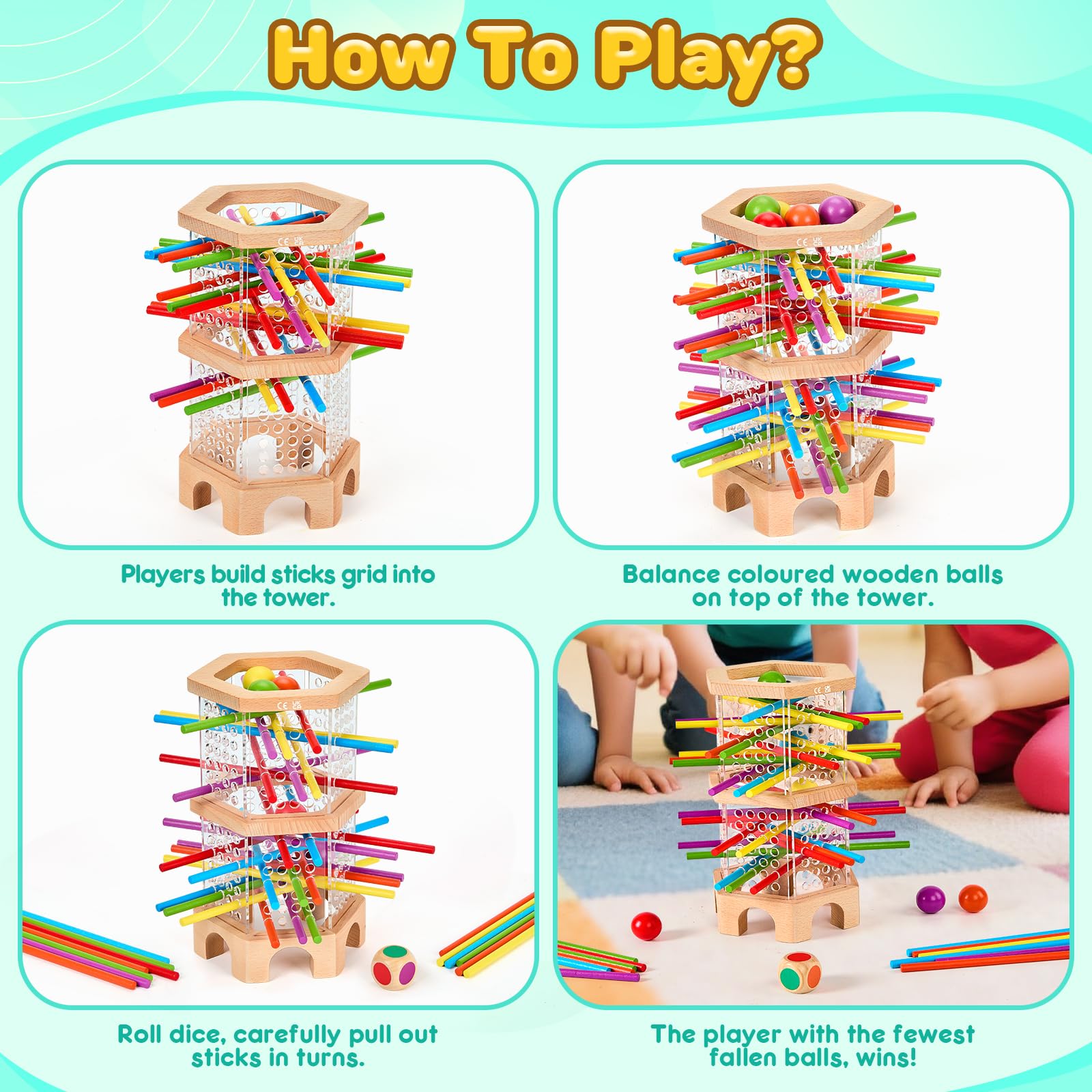 WhimsiPlay ball-prediction play – improves concentration while removing sticks.