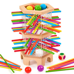 WhimsiPlay Montessori board game sticks – color and movement boost creativity and focus.