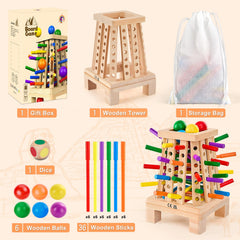 WhimsiPlay Safe Non-toxic Finish ensures worry-free wooden play.