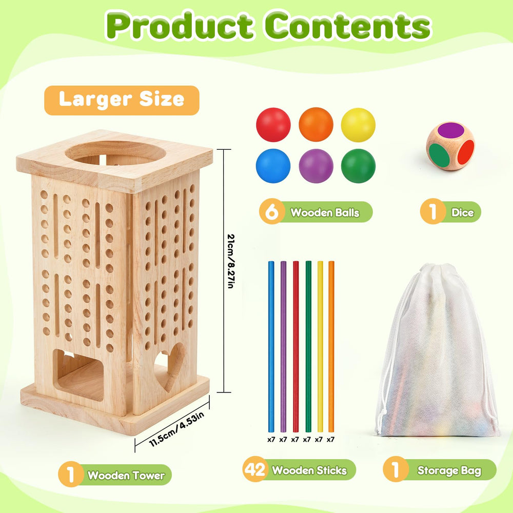 WhimsiPlay safe wood materials ensure durable, non-toxic play for ages 3+