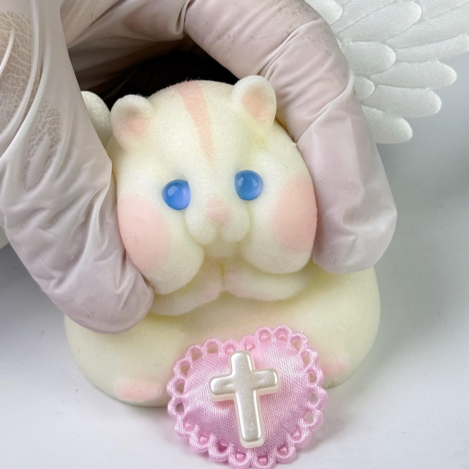 Handmade Taba Squishy Hamster Toy durable flocking and easy cleaning