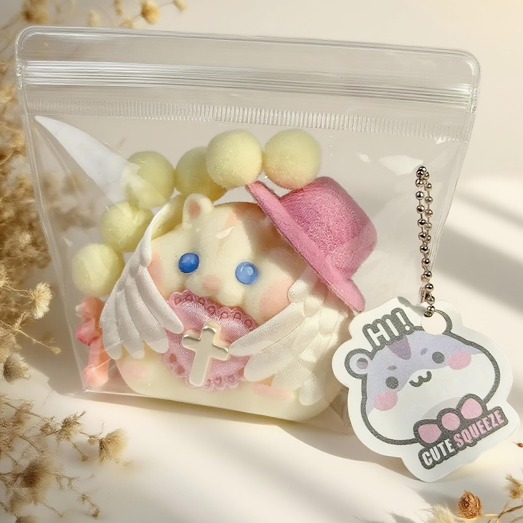 Handmade Taba Squishy Hamster Toy suitable for kids at home or in class