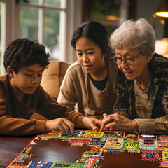 White Mountain 1000-piece puzzle happiness guarantee note, worry-free enjoyment.