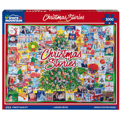 White Mountain 1000-piece puzzle with large pieces for easier handling.