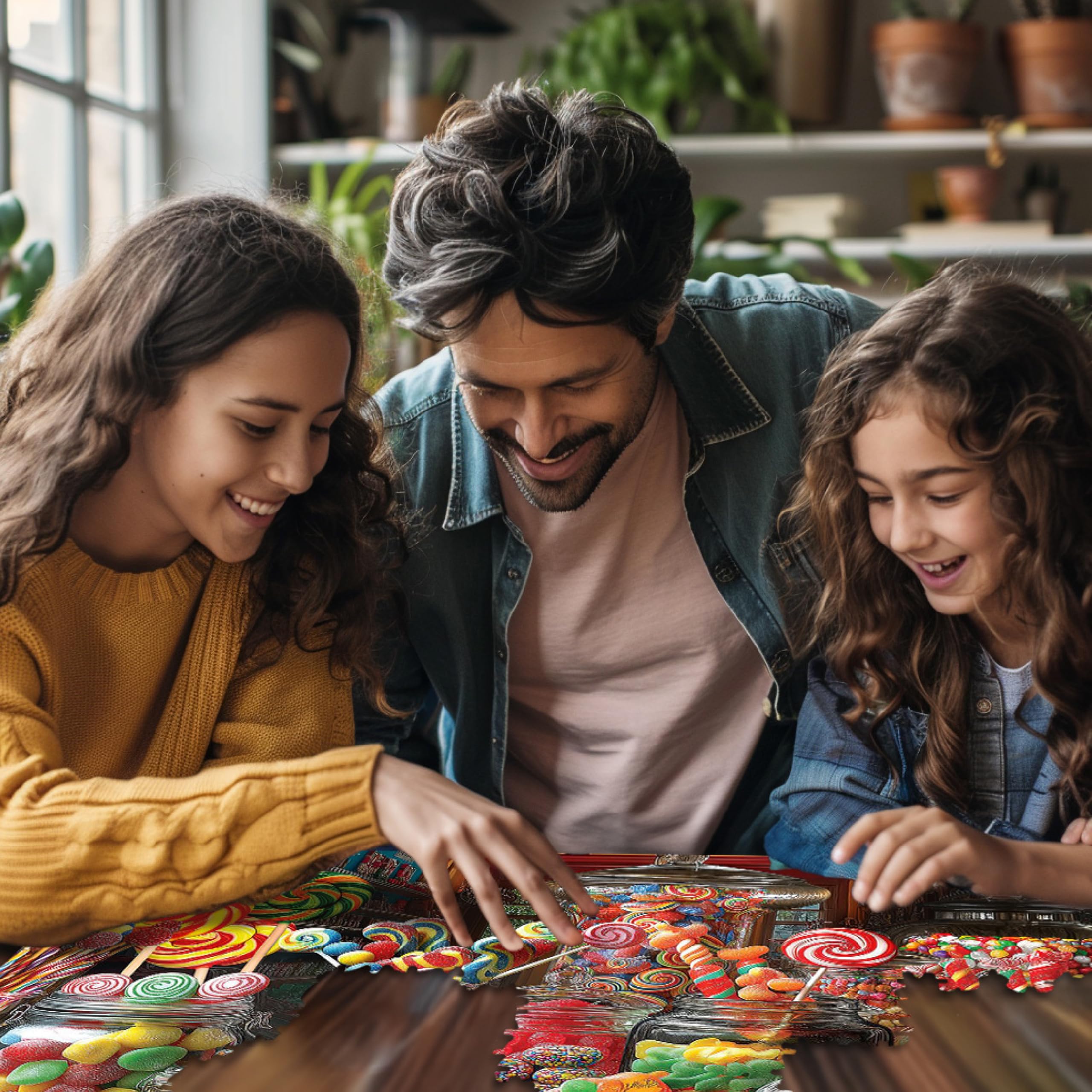 White Mountain Candy Store puzzle assembly family, perfect for collaborative hours and shared smiles.