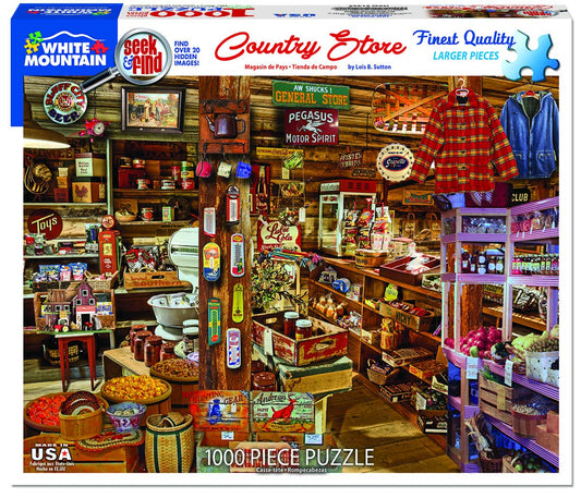 White Mountain Country Store Seek & Find pieces are easy to handle for all ages