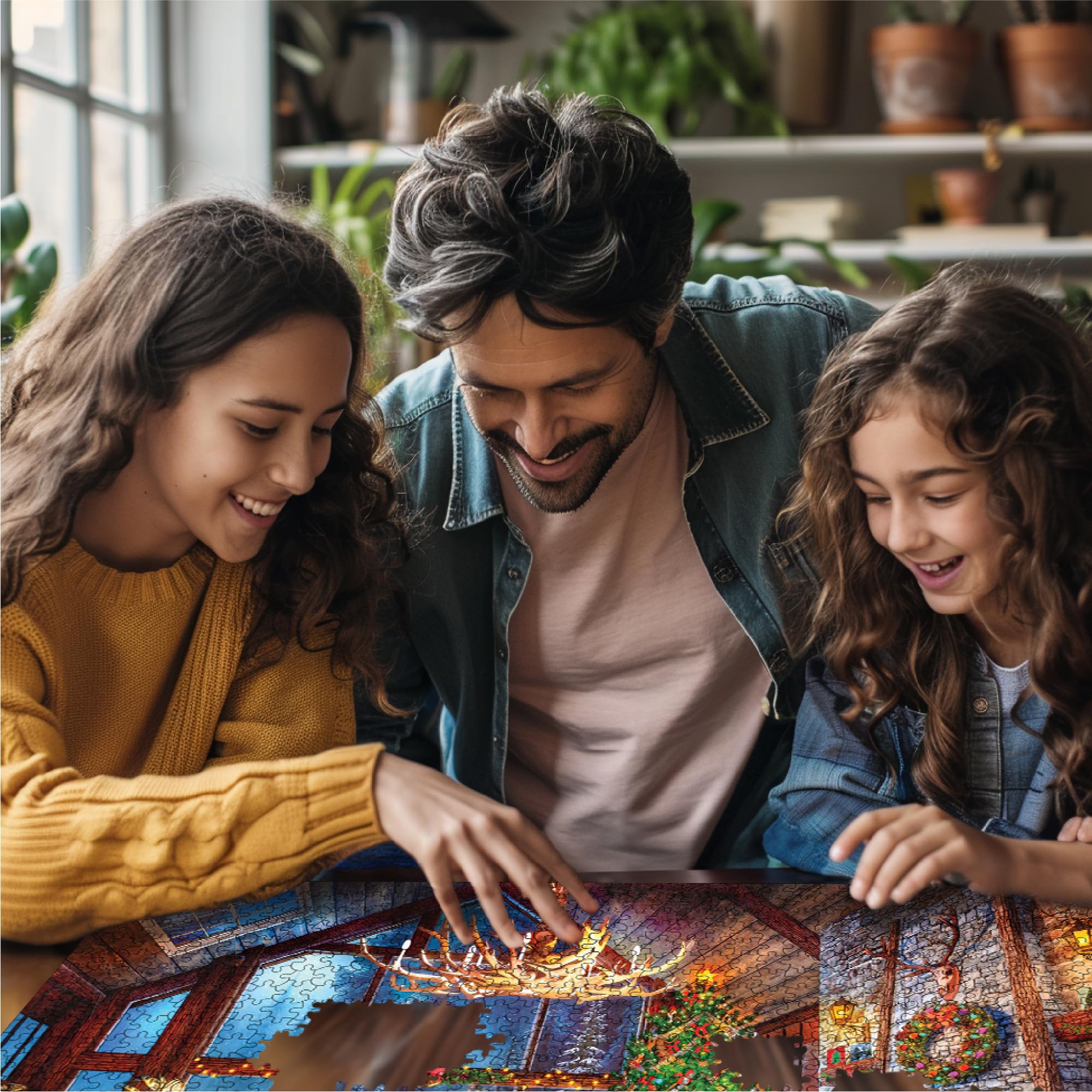 White Mountain 1000-piece puzzle by Dominic Davison with detailed landscapes