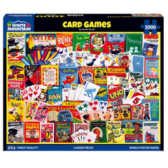 White Mountain family-friendly collage puzzle promoting group focus