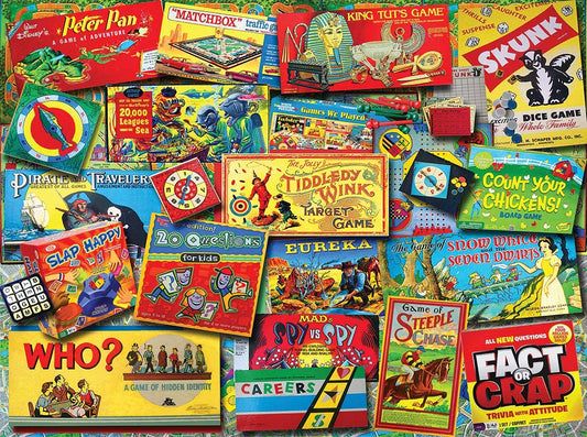 White Mountain Family Game Night puzzle—lively scene for shared gatherings.