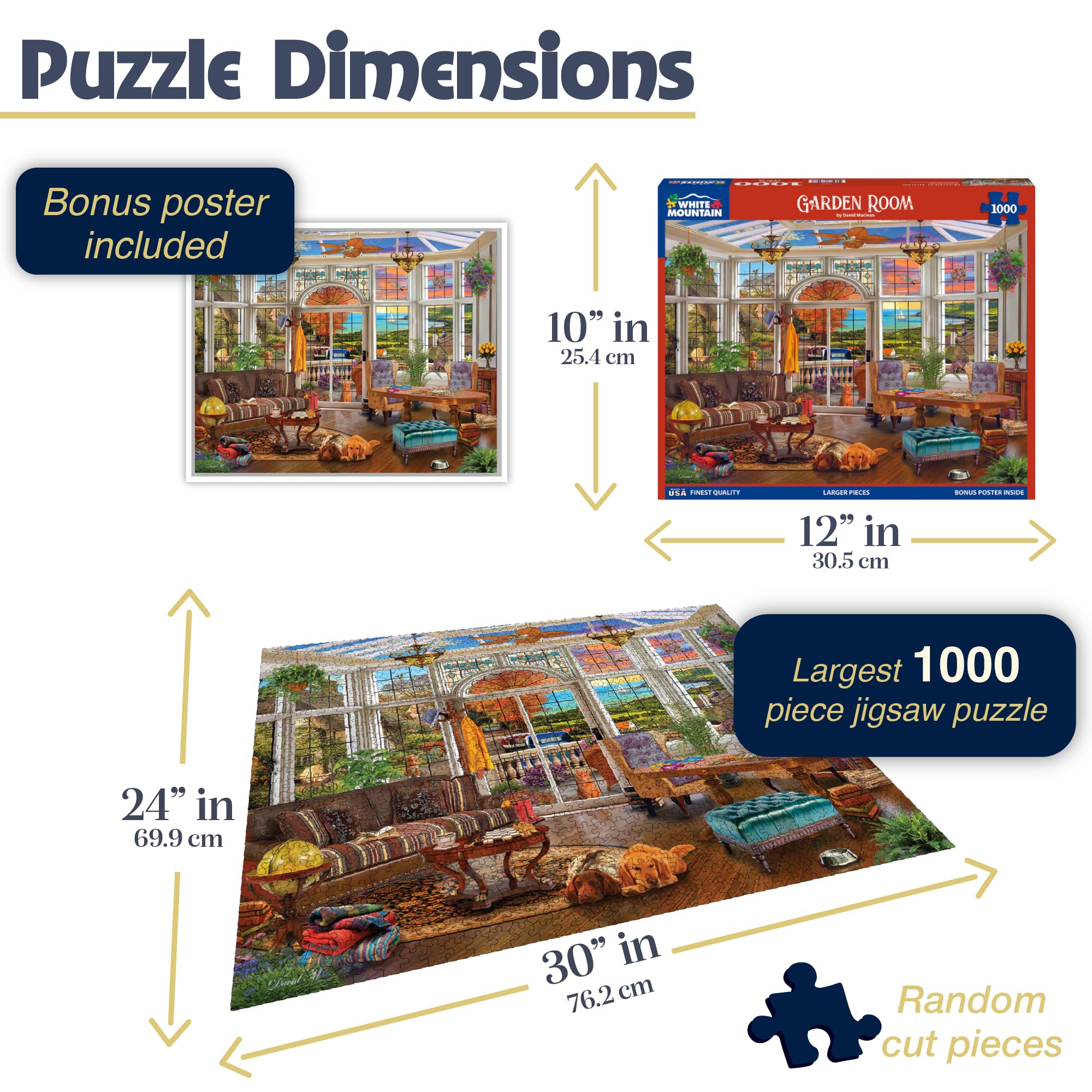 White Mountain Garden Room forest detail provides engaging challenge