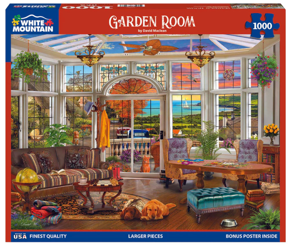 White Mountain Garden Room pieces close-up for easy handling