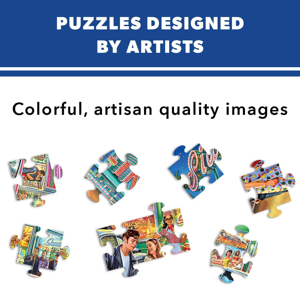 White Mountain I Love Virginia puzzle box packaging with 1000 pieces.
