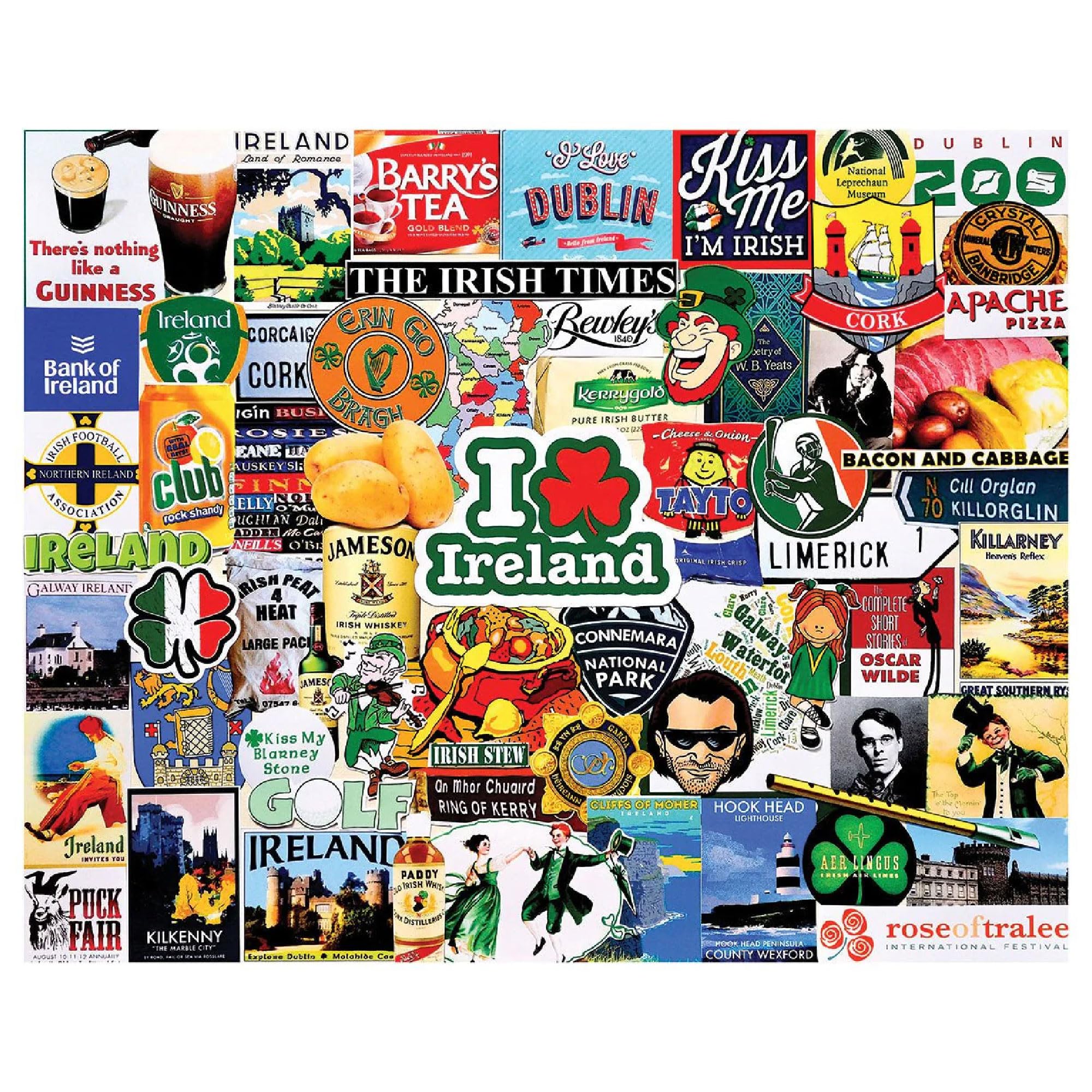 White Mountain Ireland coastline puzzle image ideal for cozy rainy day sessions.