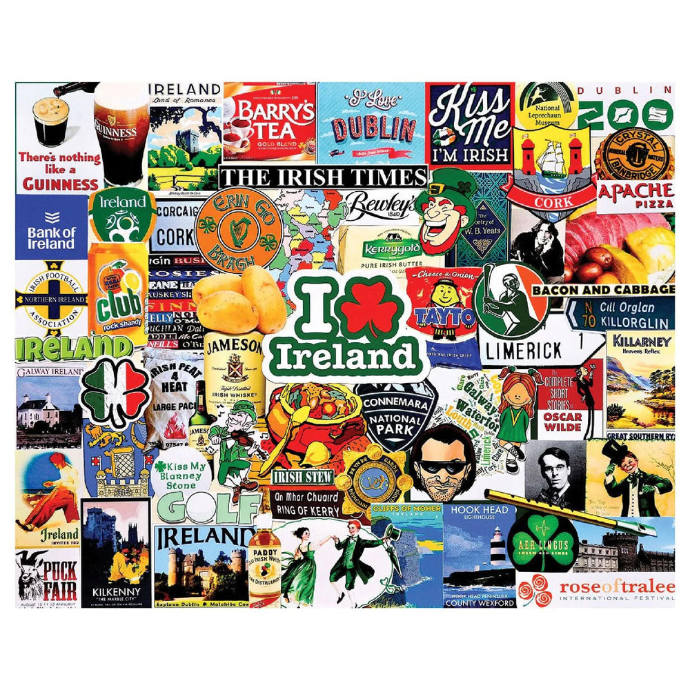 White Mountain Ireland coastline puzzle image ideal for cozy rainy day sessions.