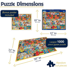 White Mountain large-piece puzzle for easy handling and shared family fun.
