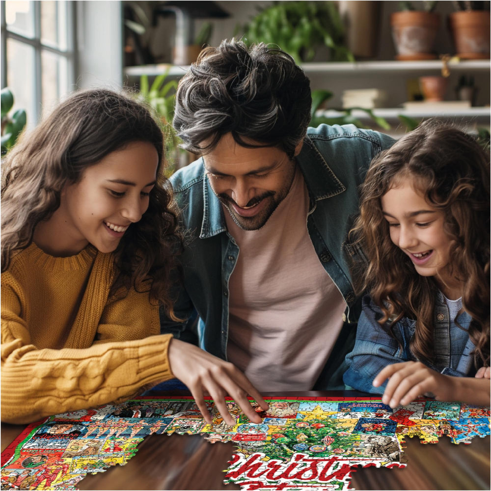 White Mountain USA-made puzzle with Happiness Guarantee and quality craft.