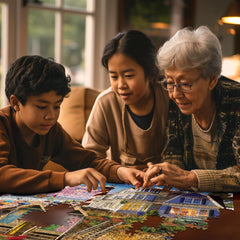 White Mountain Maryse M landscape evokes timeless seaside nostalgia for adults.