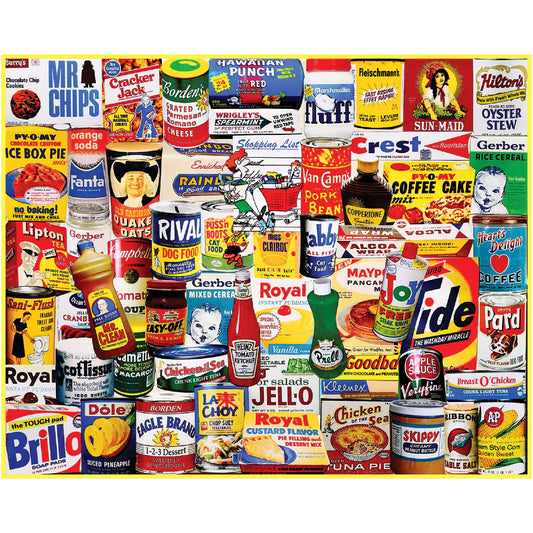 White Mountain Mom's Shopping List collage puzzle for family fun.