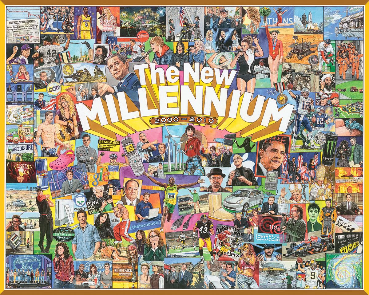White Mountain The New Millennium puzzle artwork evokes memories and conversation