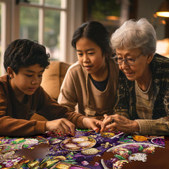 White Mountain precision-cut puzzle pieces ensure a snug fit.