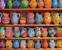 White Mountain Pretty As A Pitcher puzzle image, ideal for family game night.